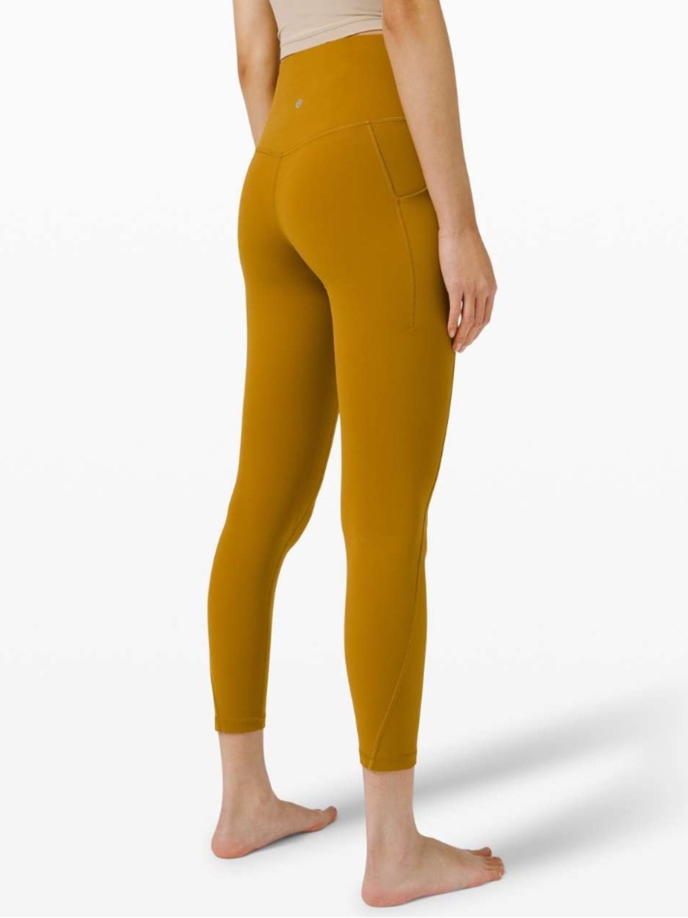 Lululemon Align High-Rise Leggings with Pockets 25” Gold Spice Size 6